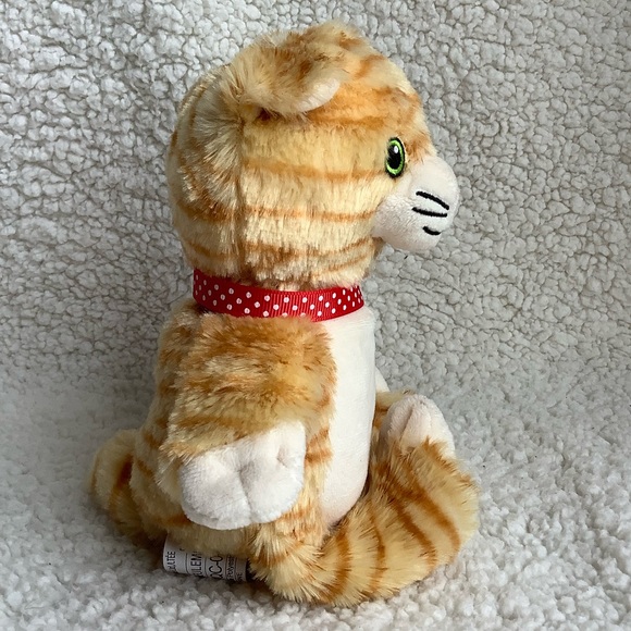 Kinder Surprise 9 Inch Striped Orange Cat Plush Stuffed Animal Toy - Picture 3 of 6